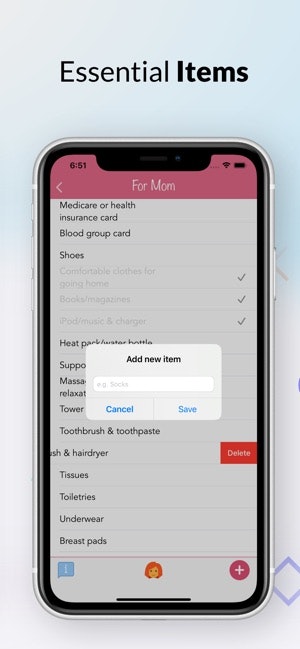 Baby Checklist App - Shopping List gallery image