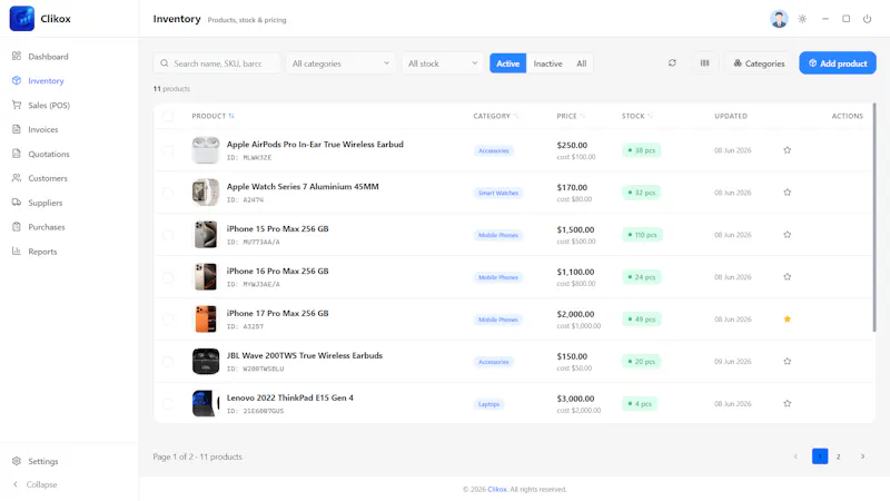 Clikox — Offline POS & Inventory screenshot 6