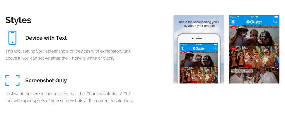 Sketch to App Store gallery image