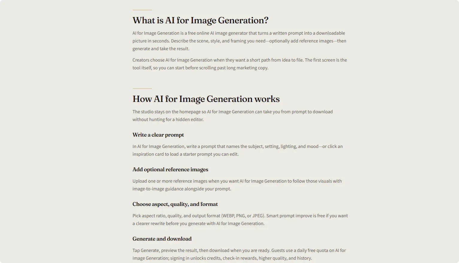 AI for Image Generation gallery image