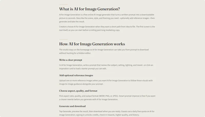 AI for Image Generation screenshot 1