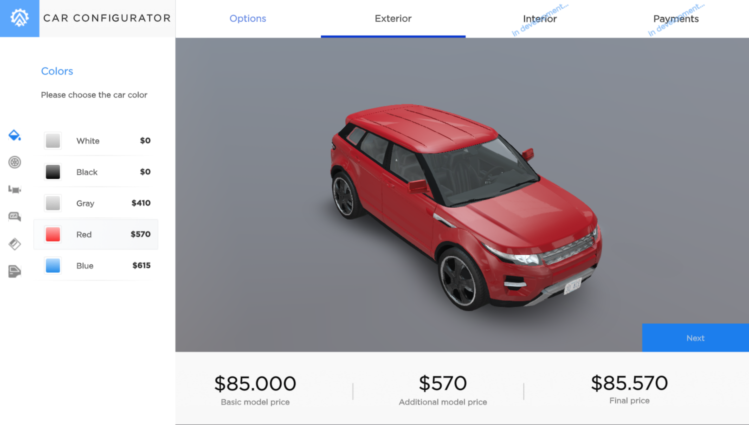 Car Configurator (Demo) gallery image