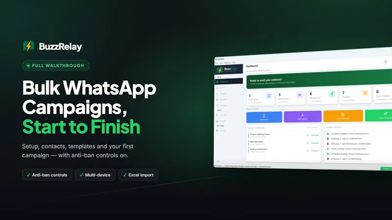 BuzzRelay screenshot 1 (video preview)