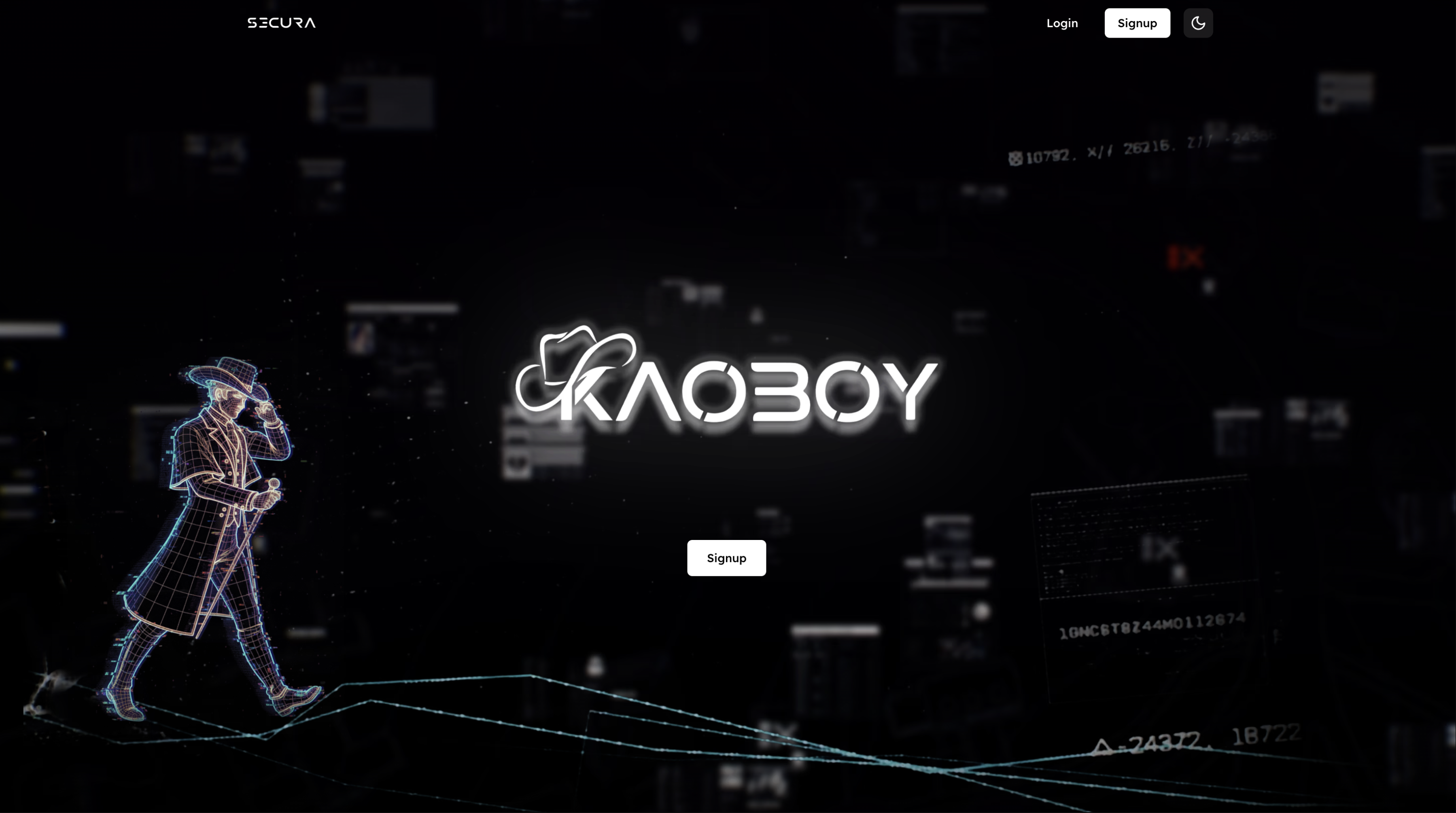 KaoBoy - Main screenshot showing features and interface