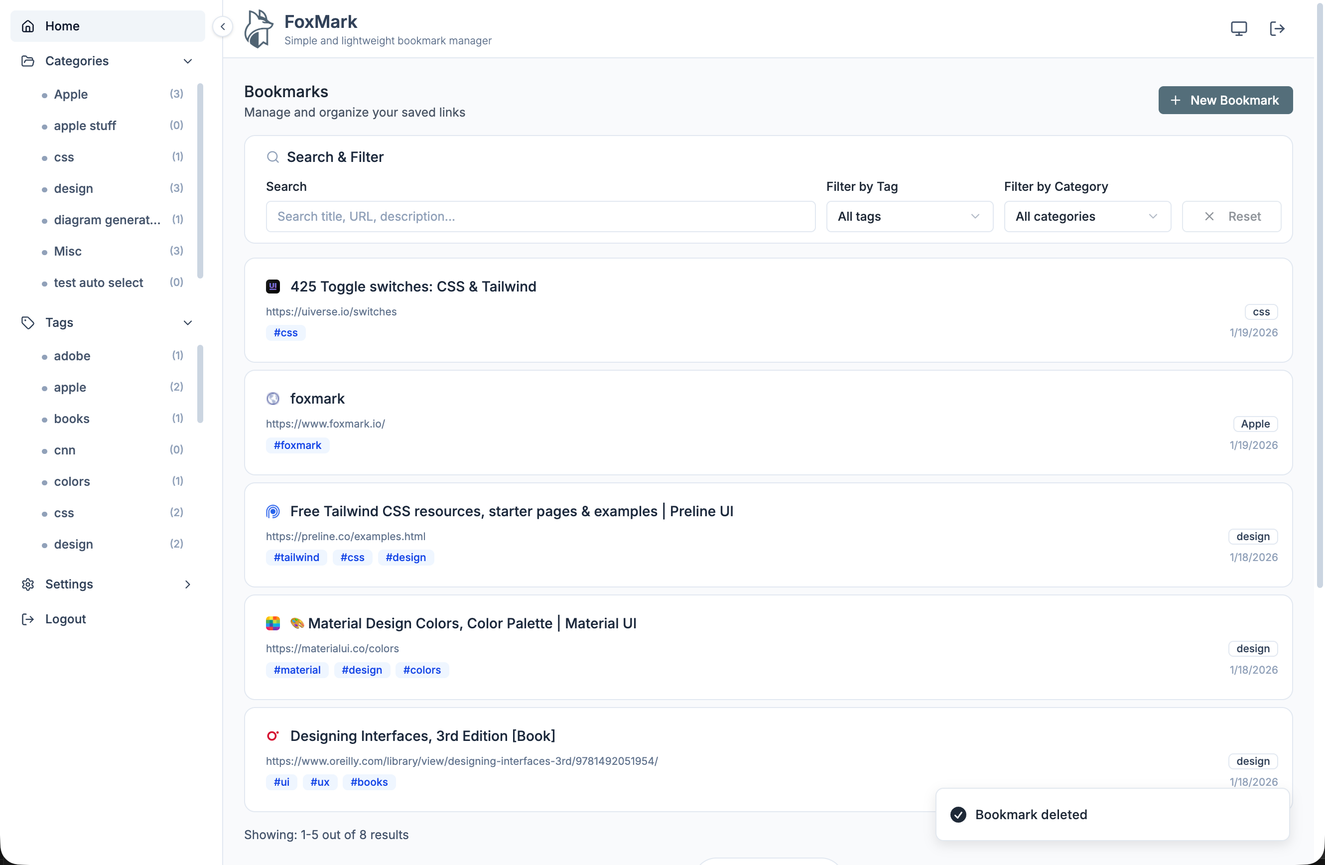 FoxMark - Screenshot 5 showing product features and functionality