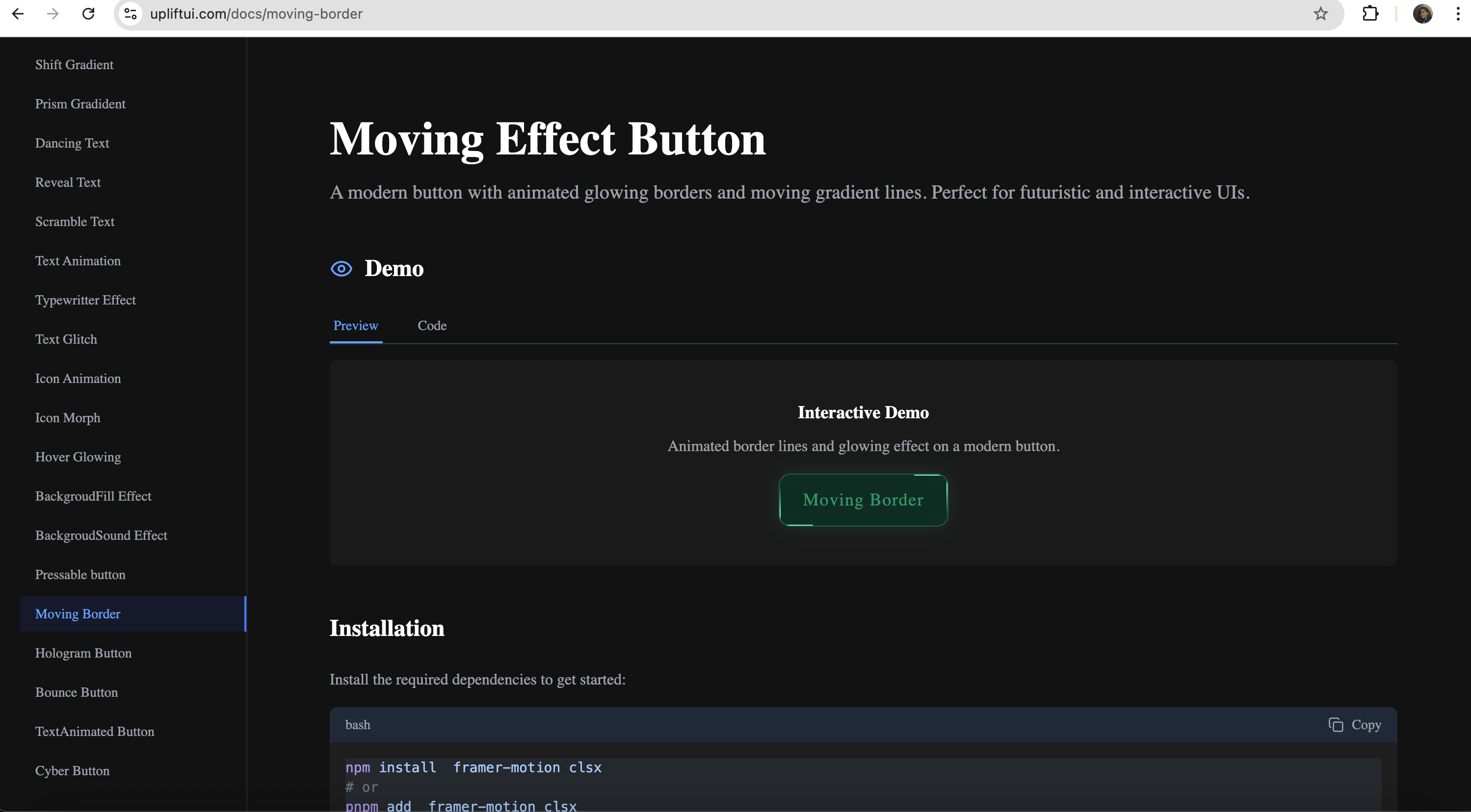 Uplift UI gallery image