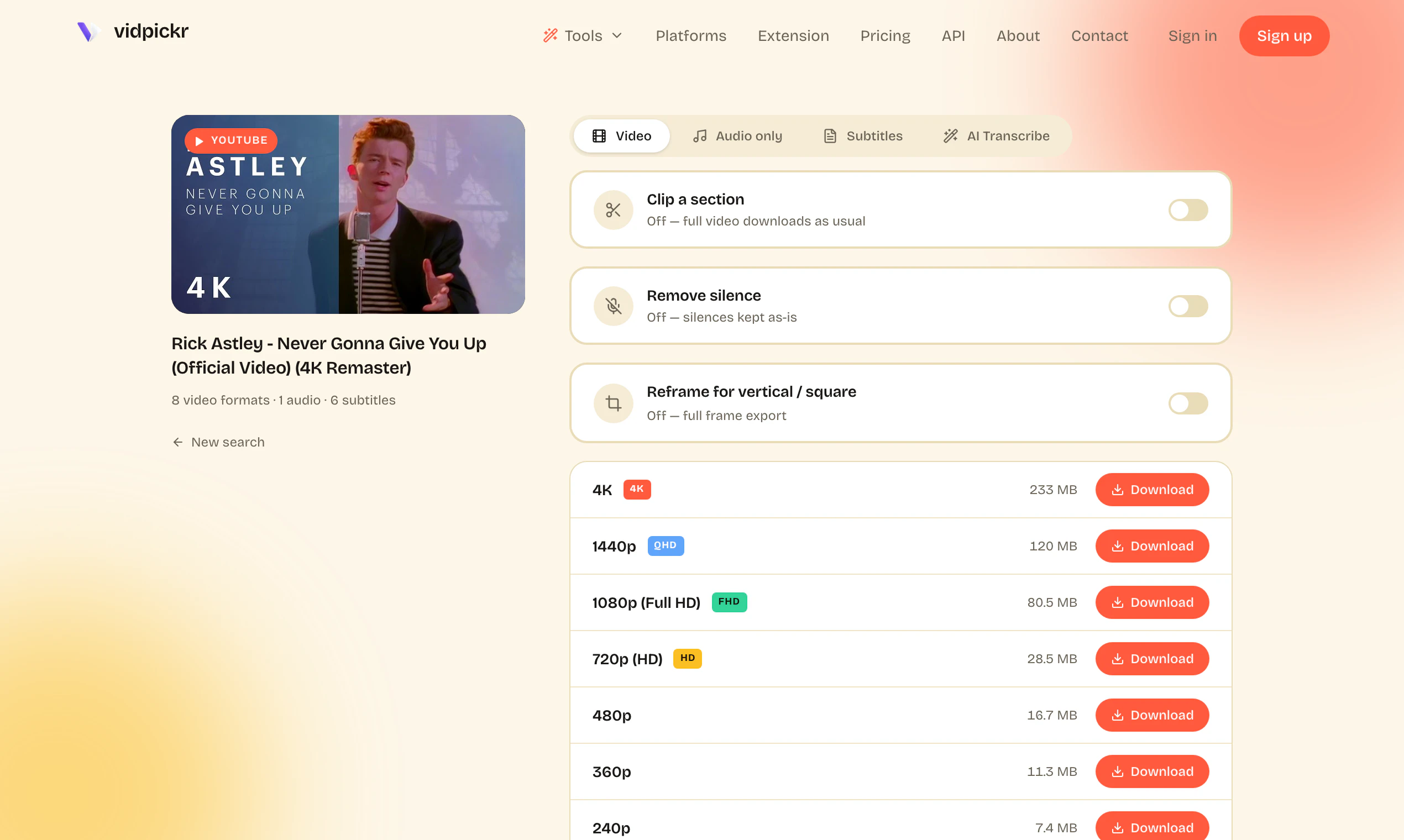 VidPickr 截图 3