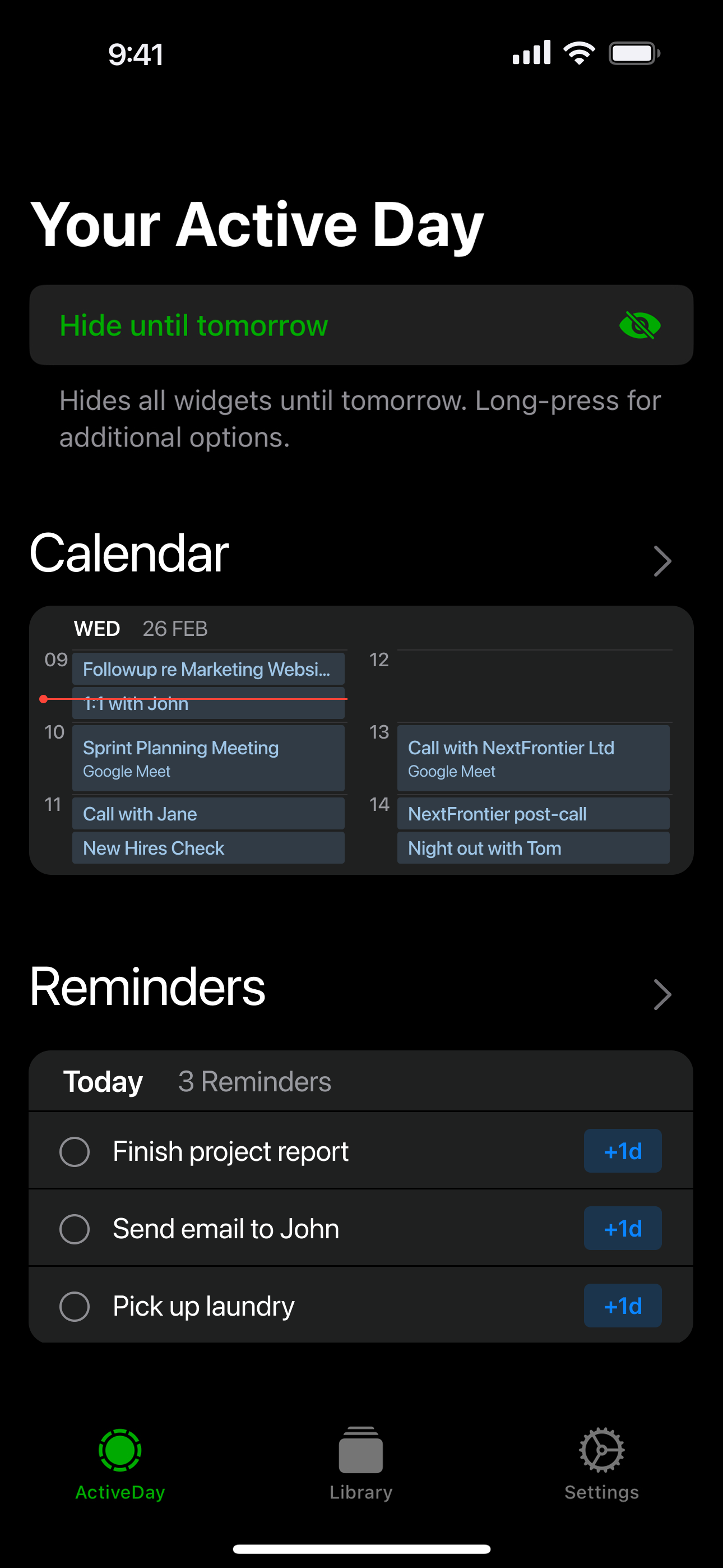 Activeday - Eerste full-size vergrendelingsscherm widgets voor iPhone media 4