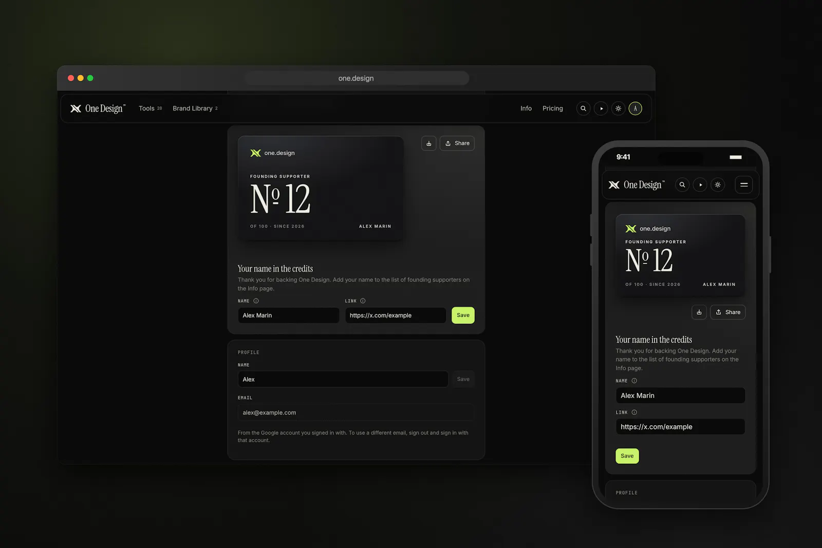 One Design screenshot 4