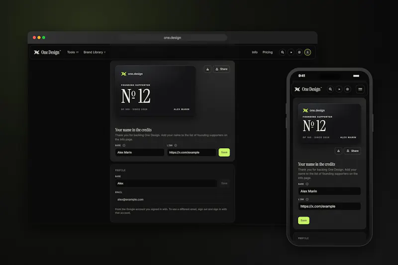 One Design screenshot 4