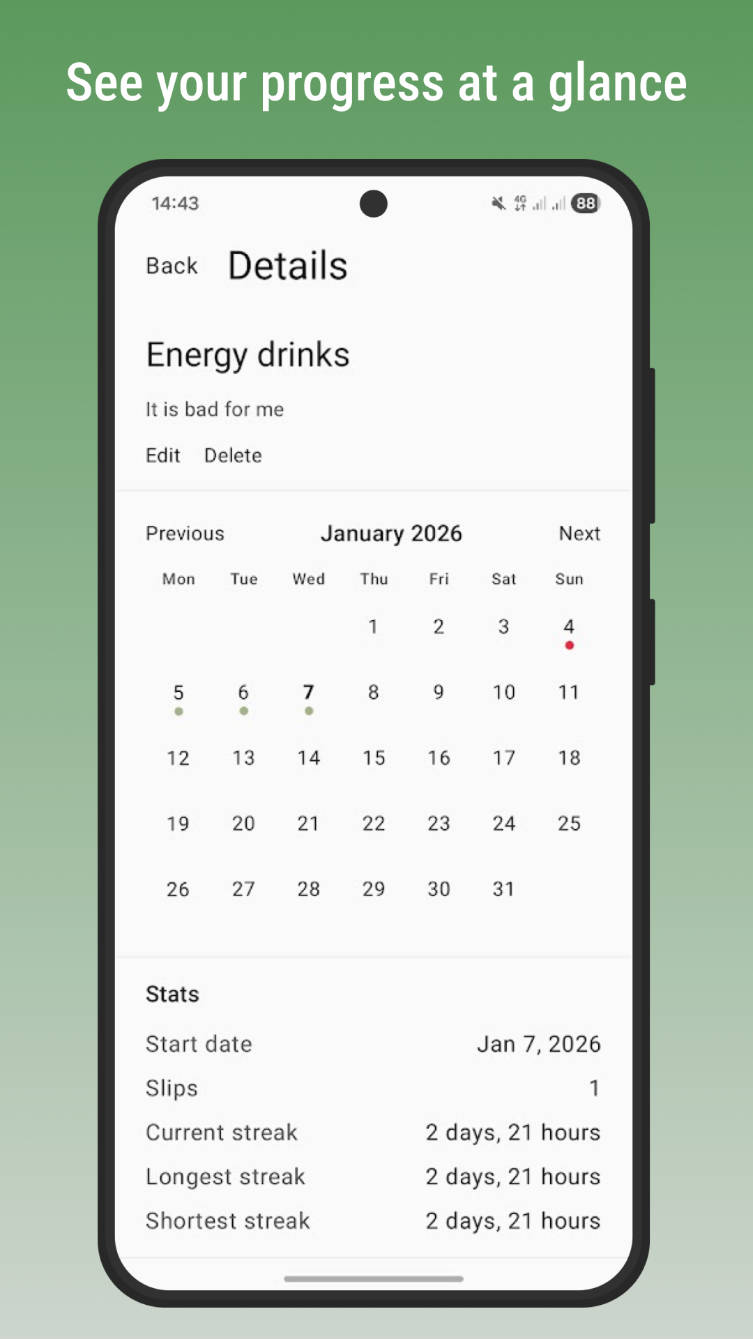 BreakFree - Screenshot 4 showing product features and functionality