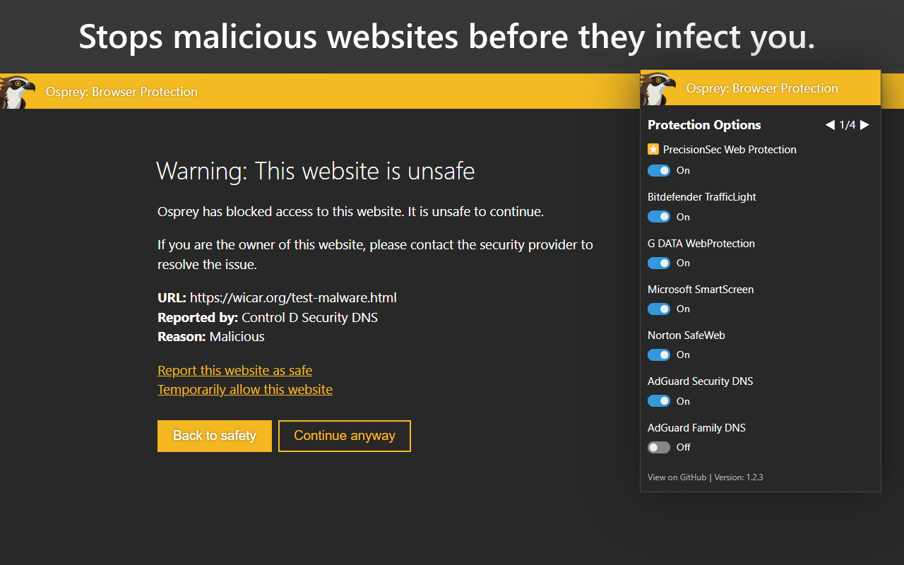 Osprey: Browser Protection media 2