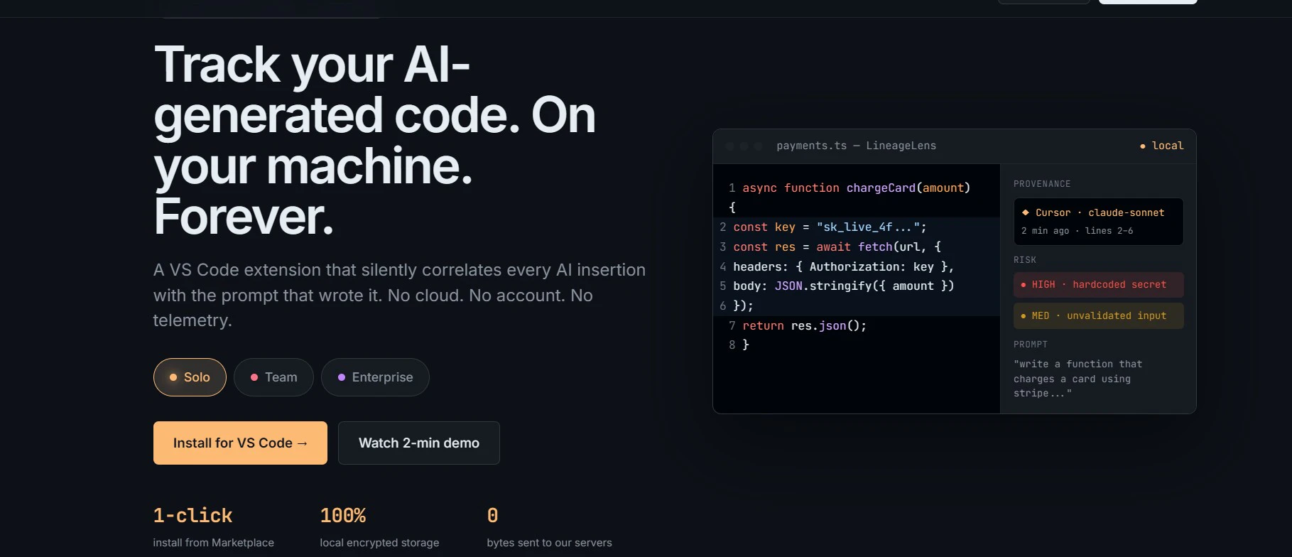 Lineage Lens screenshot 1