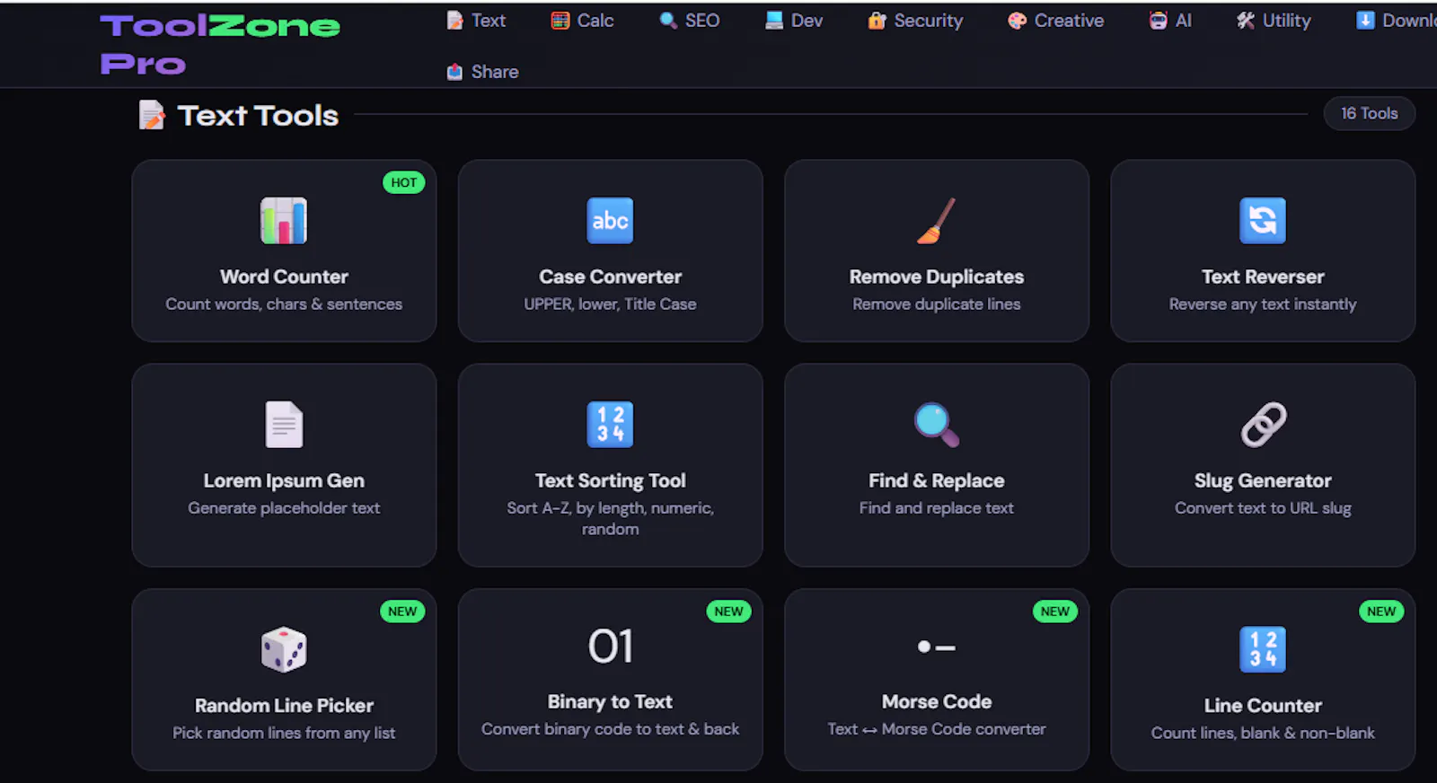 AMOZUnique Tools Hub screenshot 1
