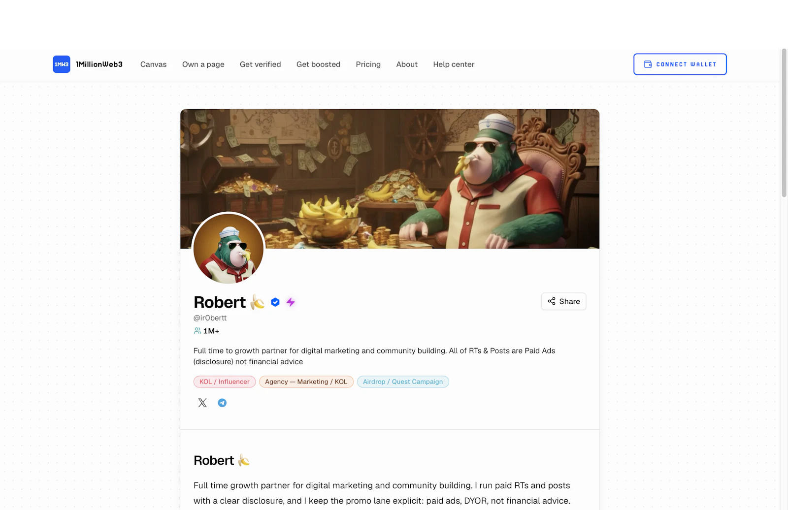 1MillionWeb3 screenshot 6