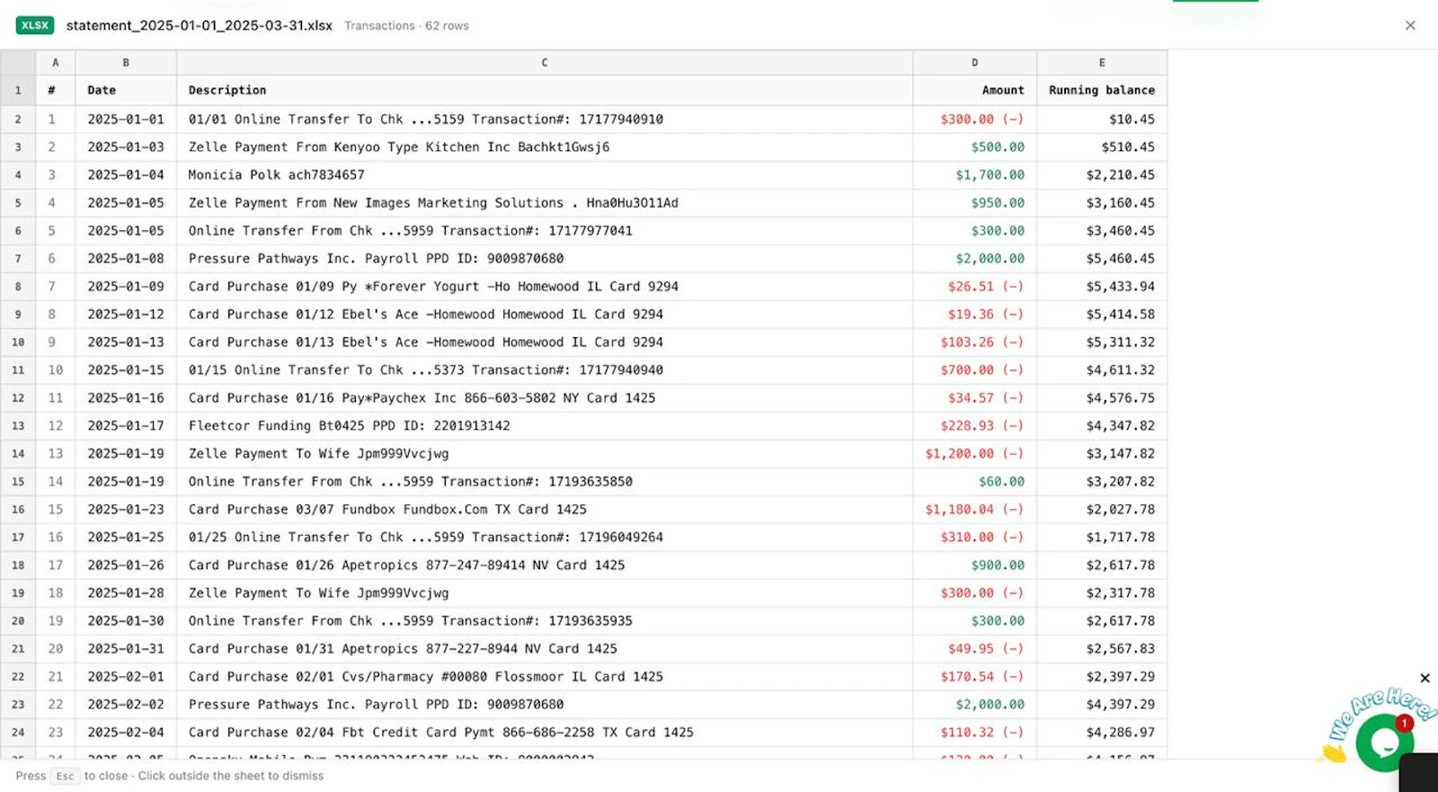 pdftoexcel screenshot 3