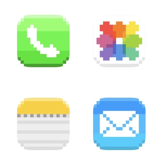 Free Pixel Art Icon Pack for IOS 14