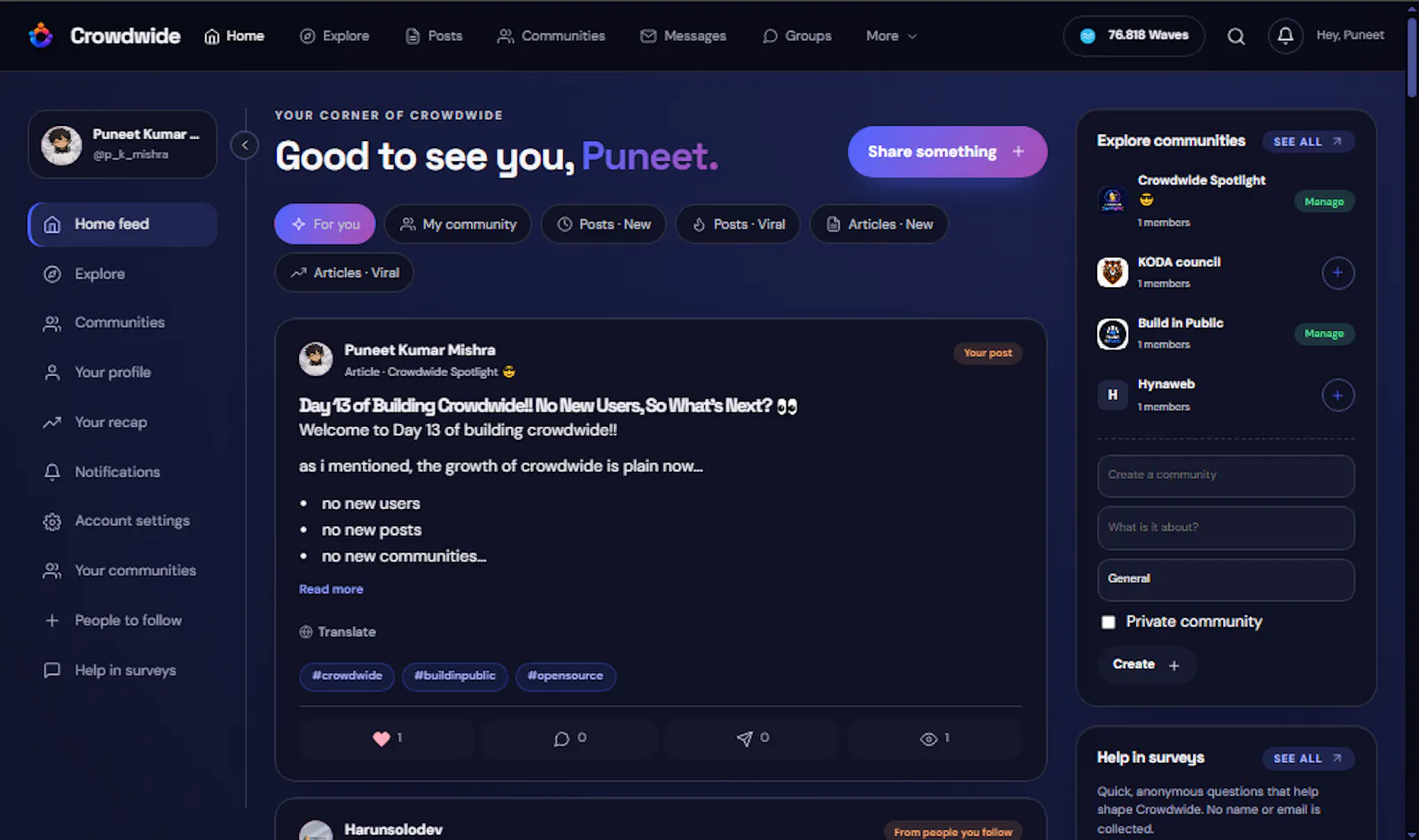 Crowdwide screenshot 3