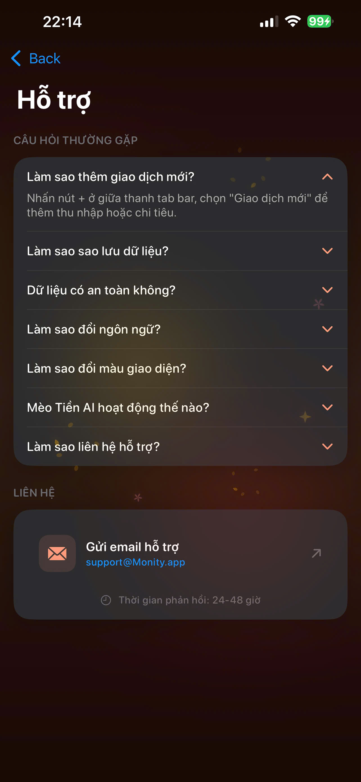 Monity - Money Manager - Screenshot 5 showing product features and functionality