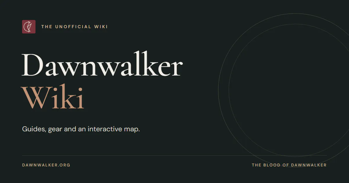 Dawnwalker Wiki gallery image