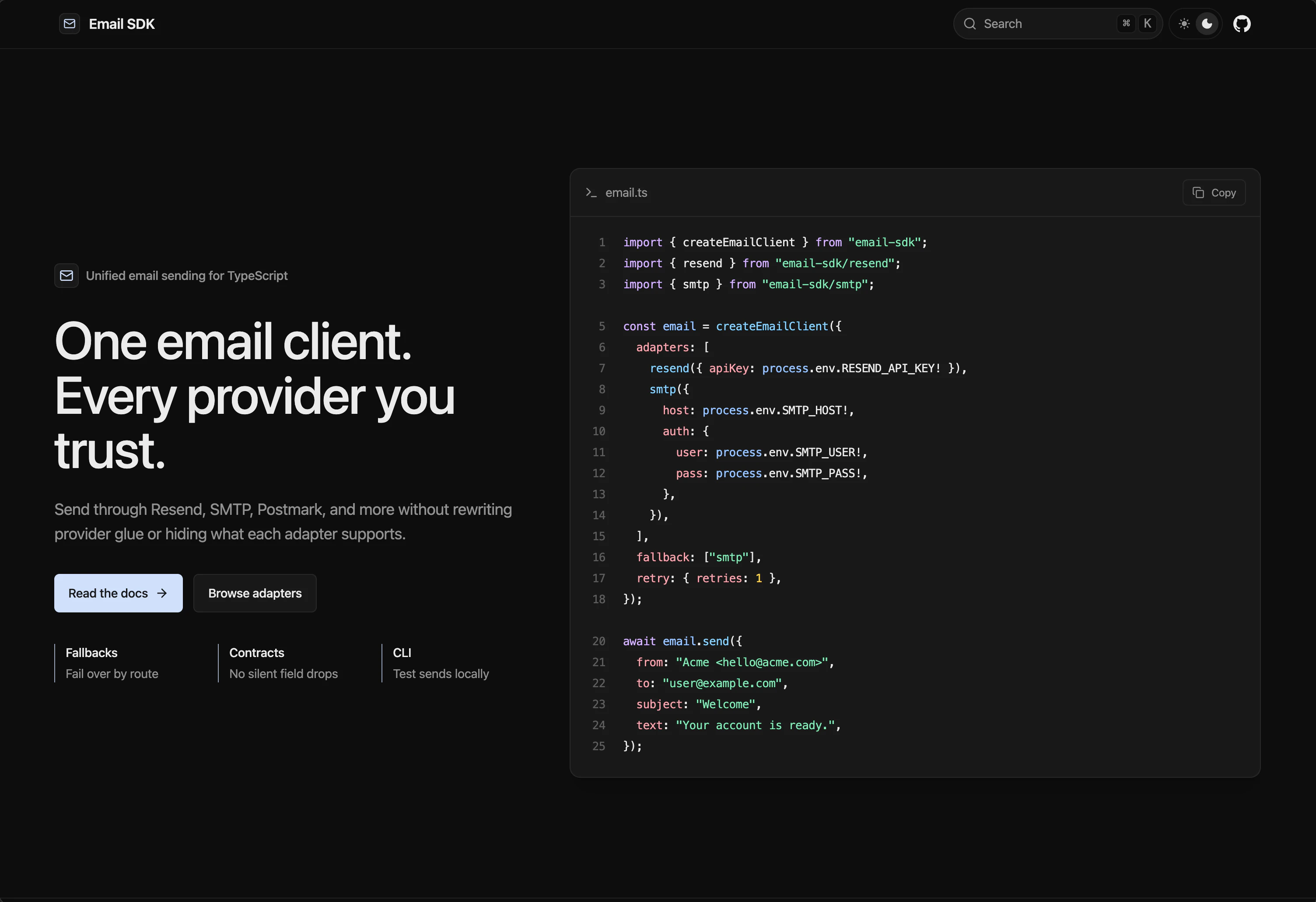 Email SDK