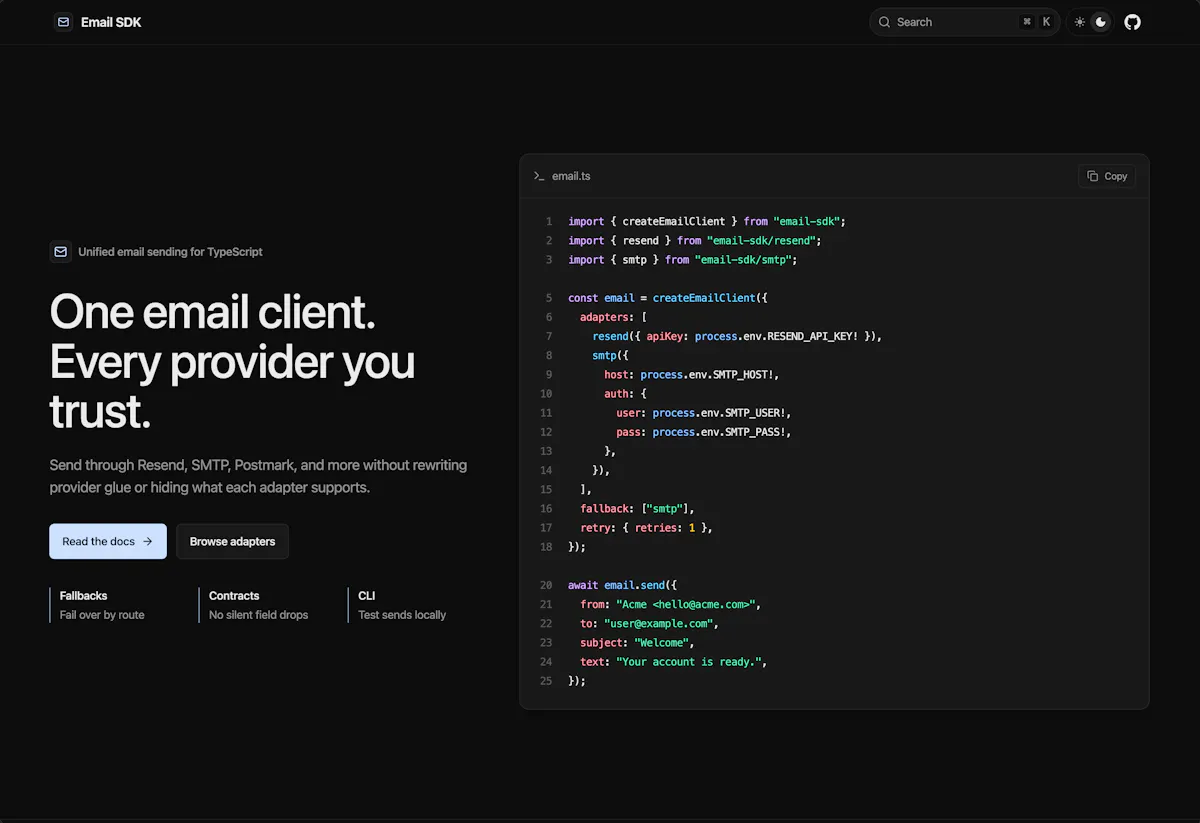 Email SDK
