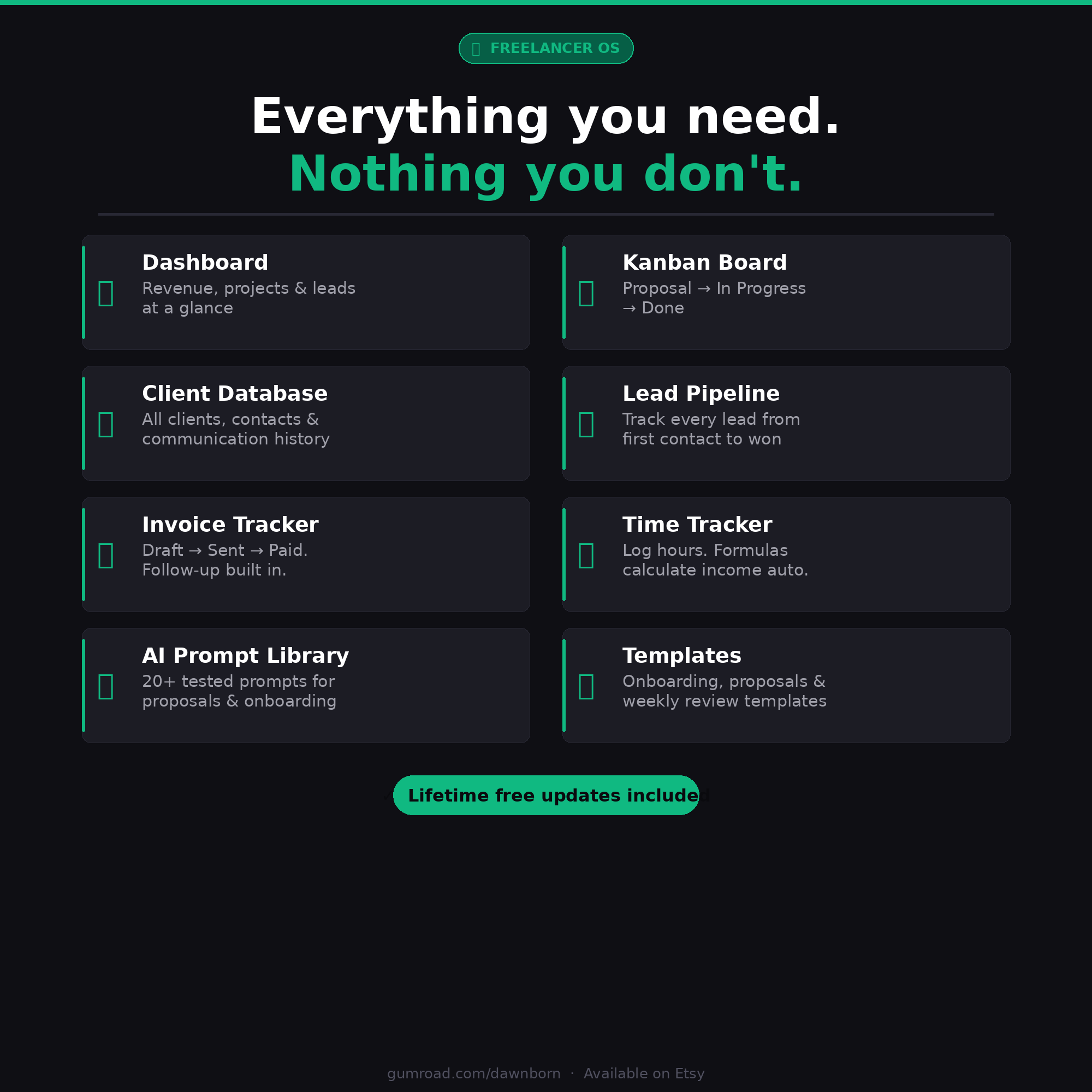 Freelancer OS gallery image