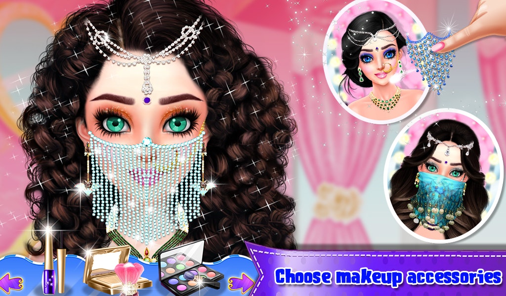 Beautiful Belly Dancer Girl Salon Stylish Dressup gallery image