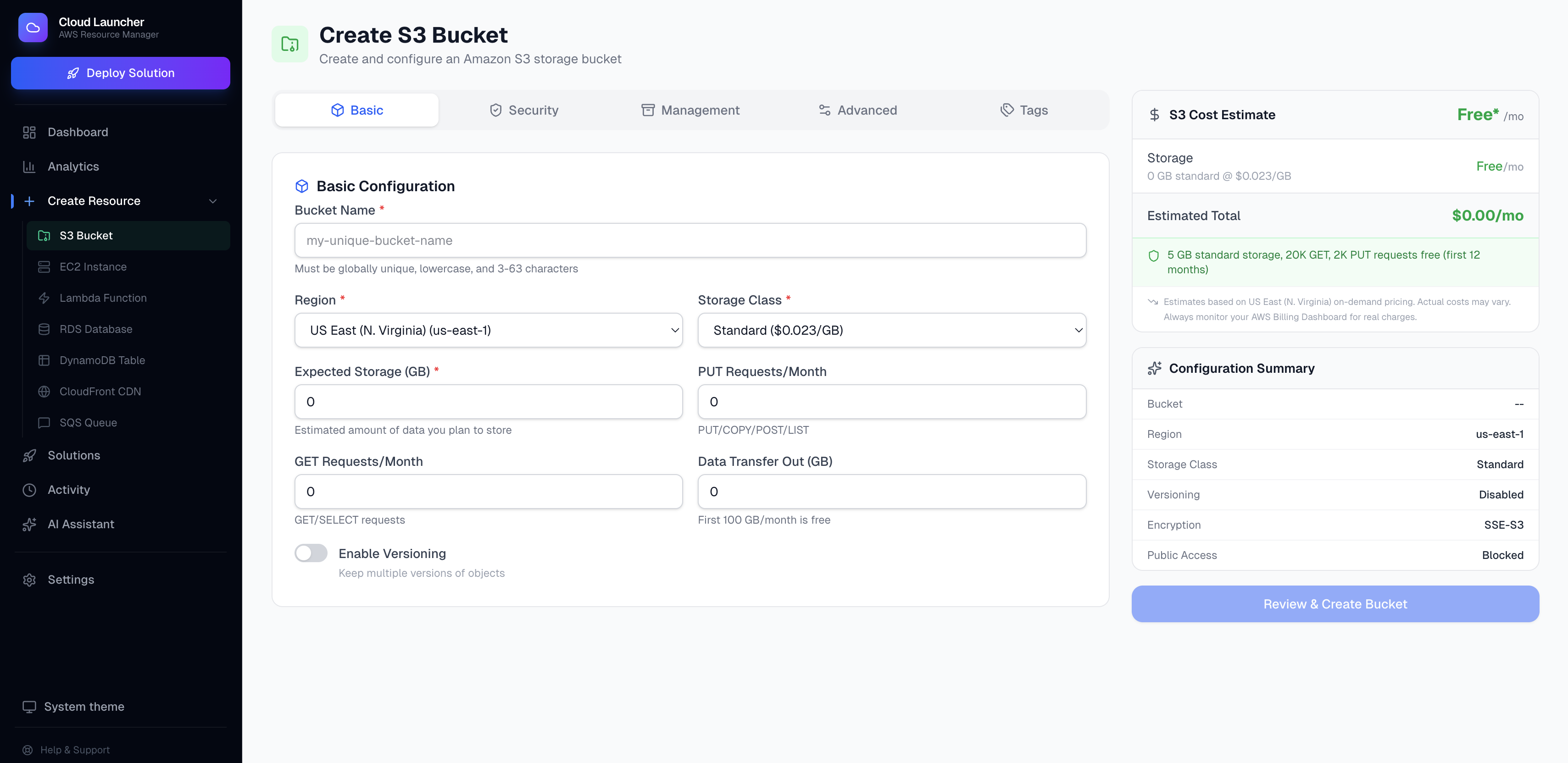 Cloud Launcher gallery image