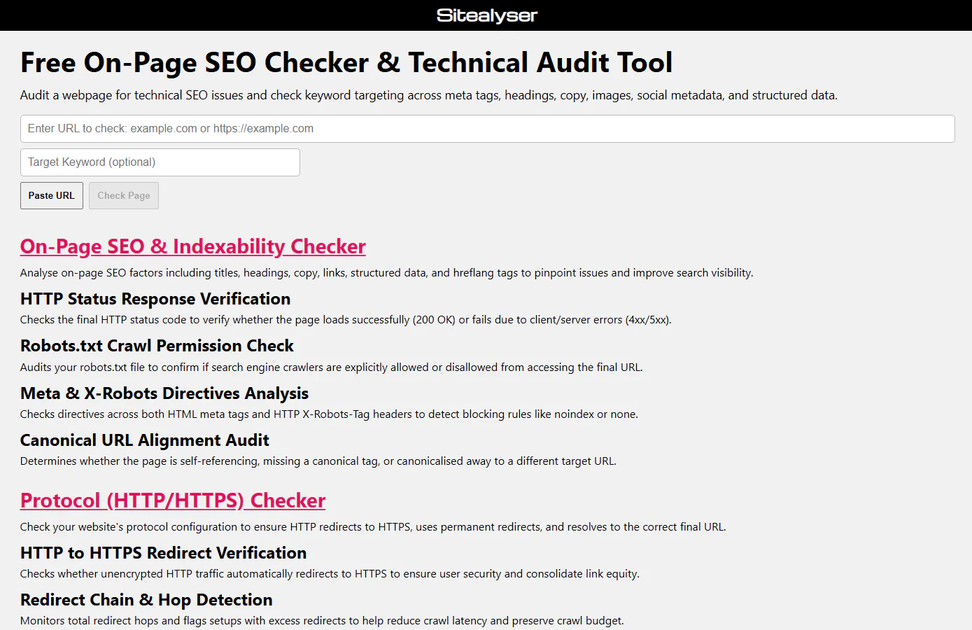 Sitealyser.com gallery image