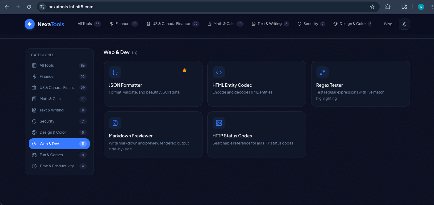 NexaTools — Free Online Tools gallery image