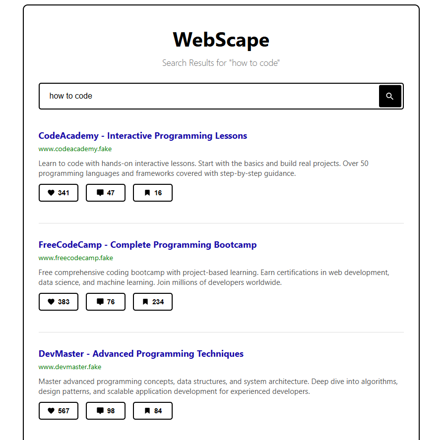 WebScape gallery image