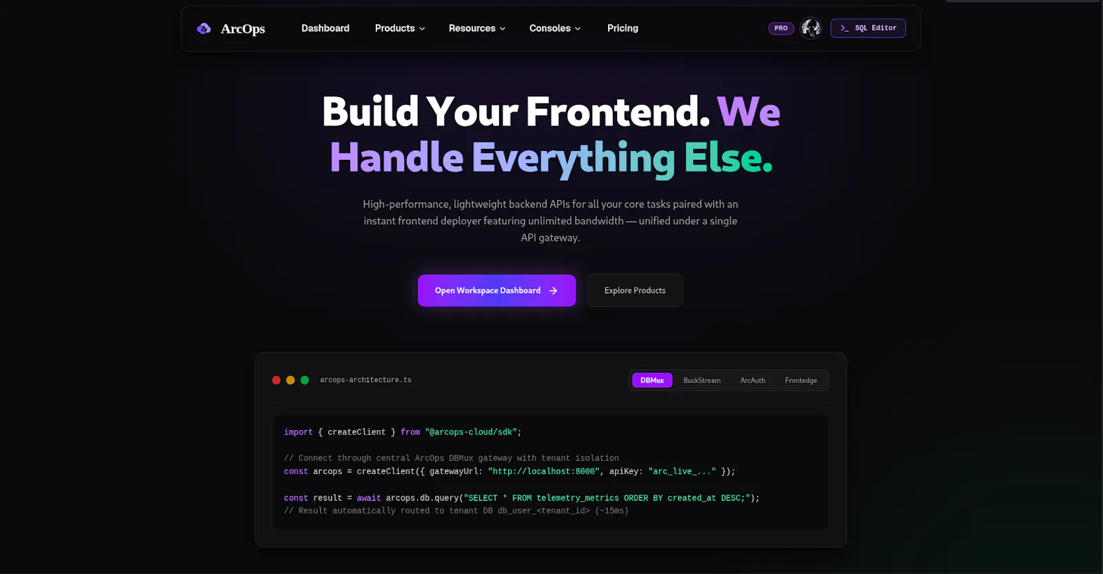 Arcops Cloud  screenshot 1