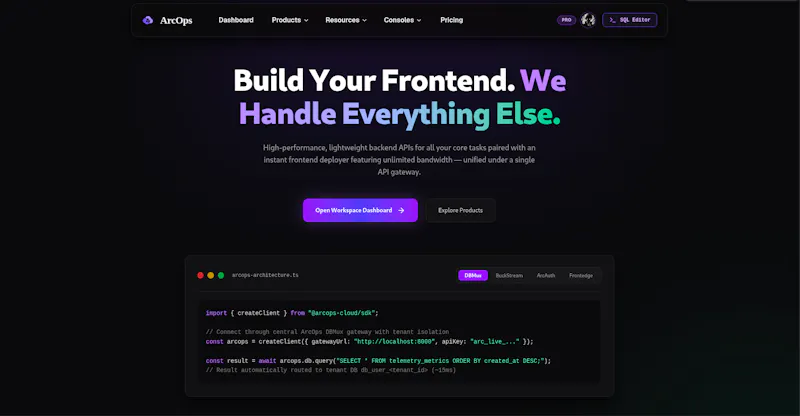 Arcops Cloud  screenshot 1