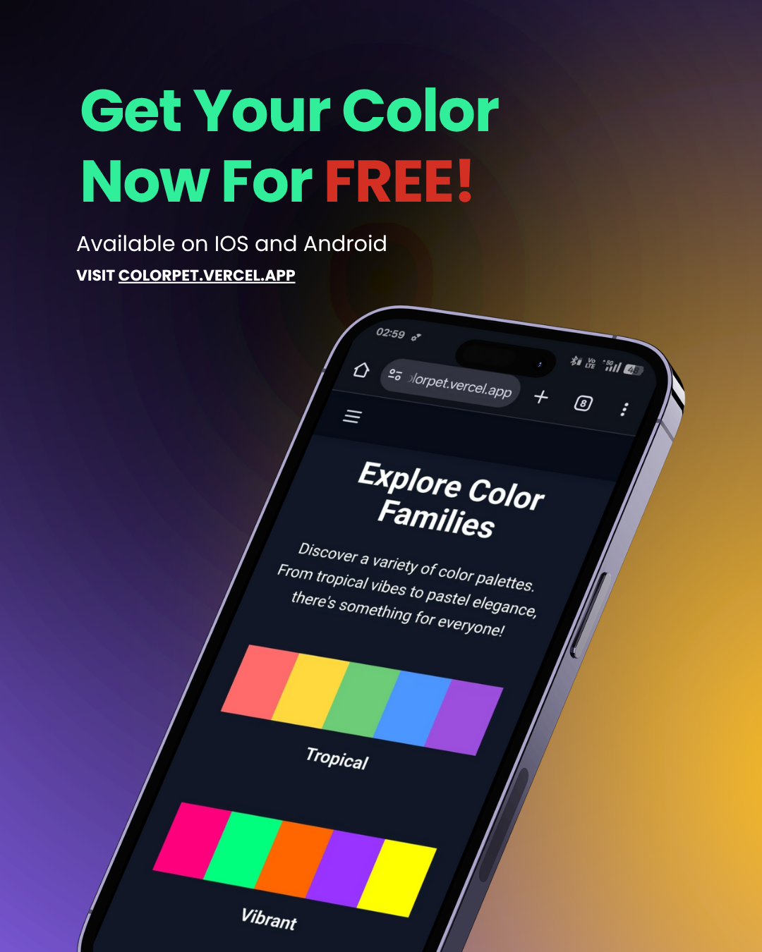 Mídia 1 de Colorpet - Engine de cores criativo