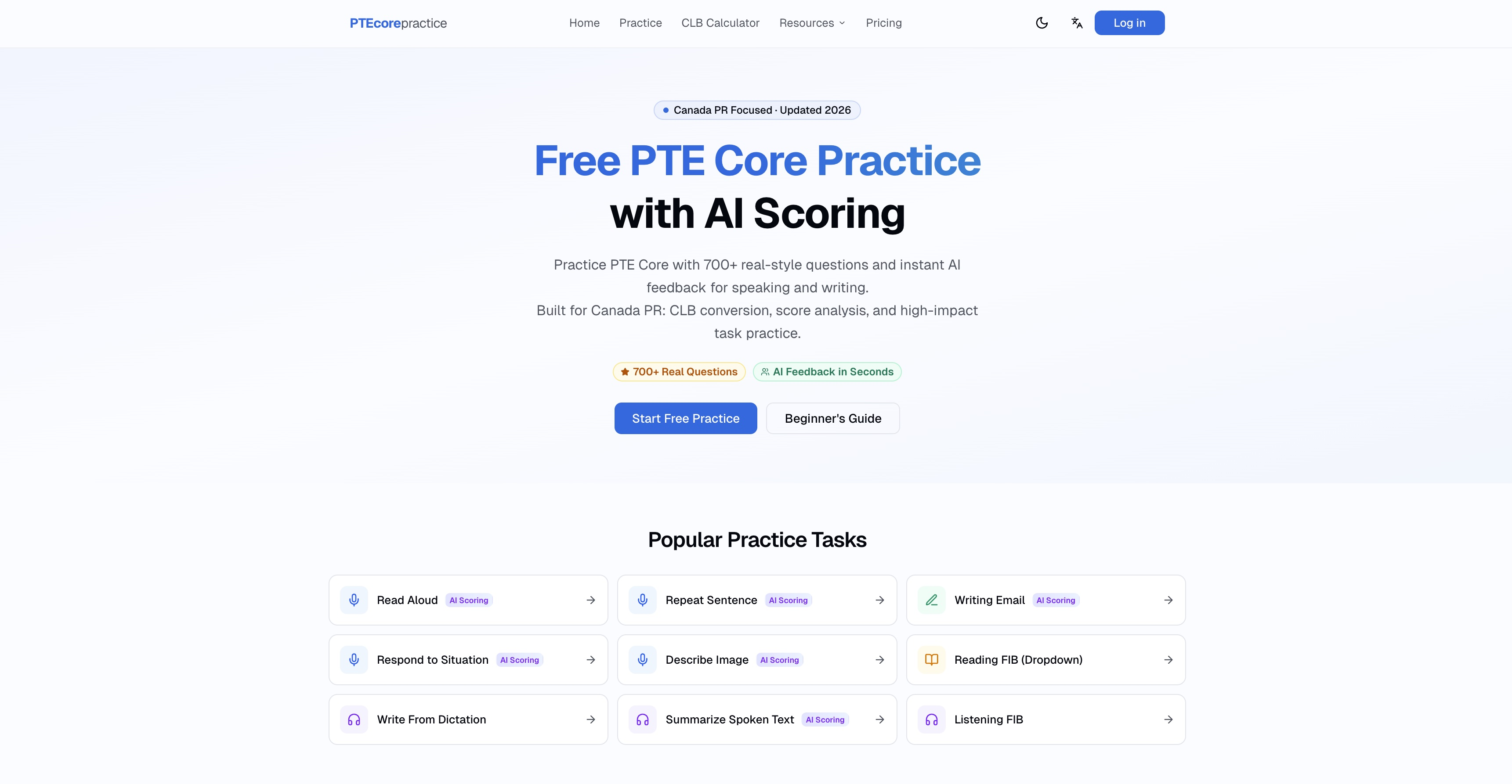 PTEcorepractice gallery image