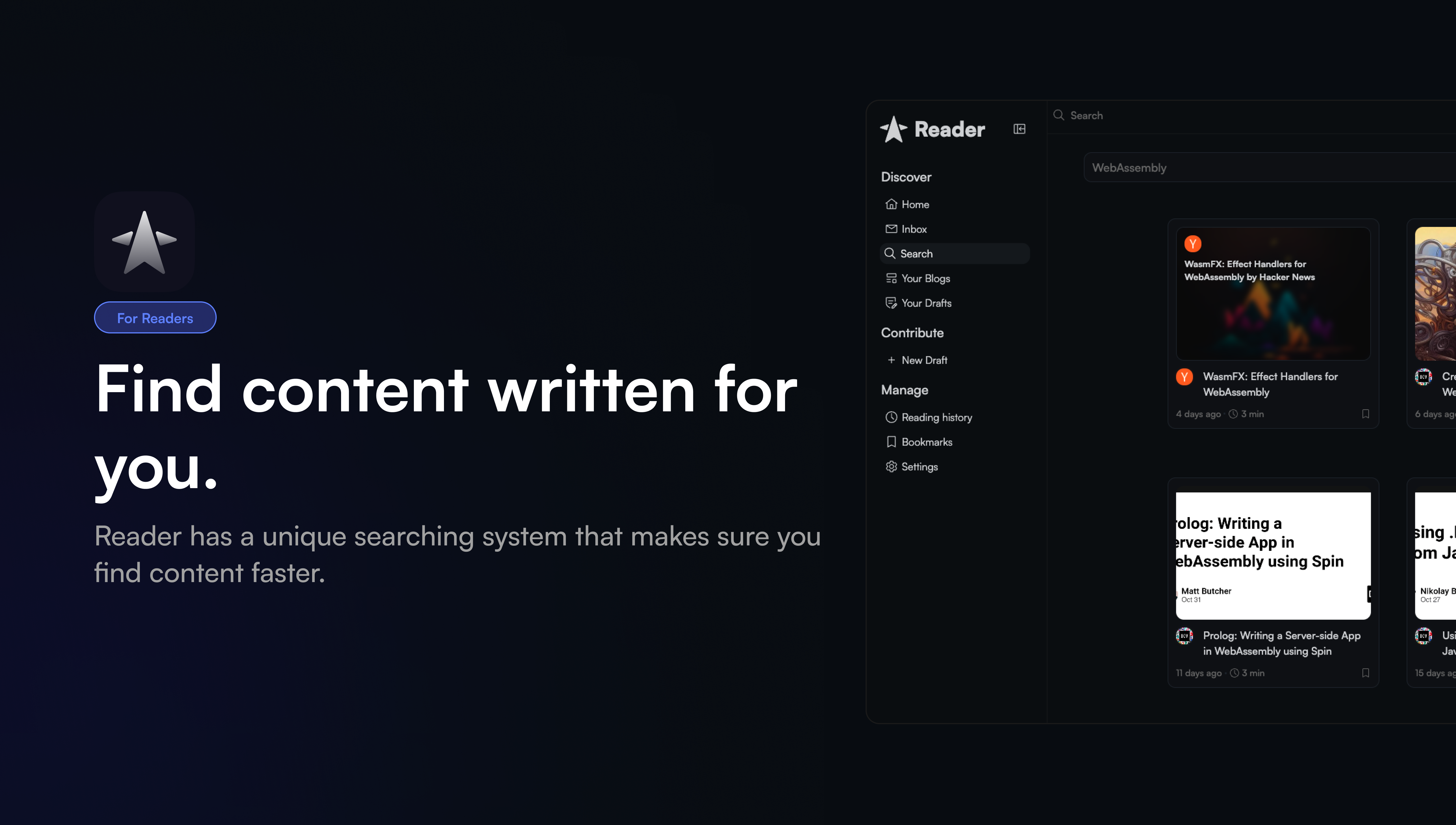 Reader - Uniting Writers and Readers media 4