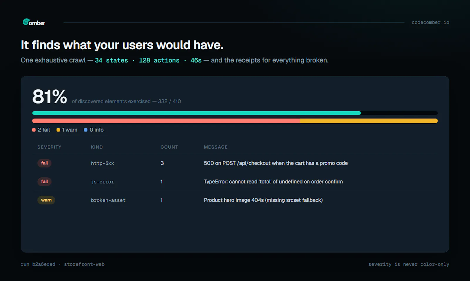 Comber screenshot 1