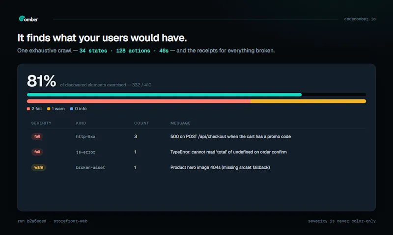Comber screenshot 1