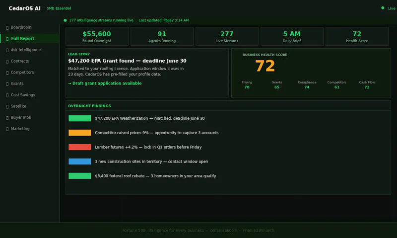 CedarOS AI screenshot 2