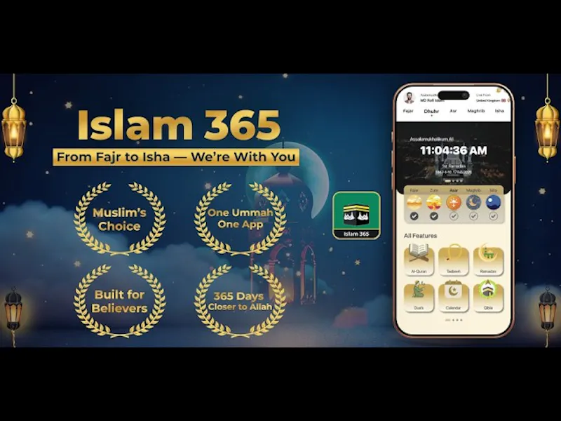Islam365: Quran, Dua & Prayer screenshot 1 (video preview)