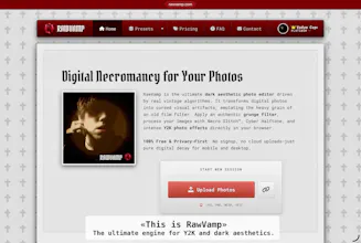 RawVamp: Dark Aesthetic & Webcore Editor gallery image