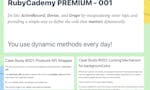 RubyCademy Premium image