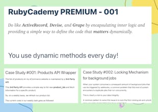 RubyCademy Premium gallery image