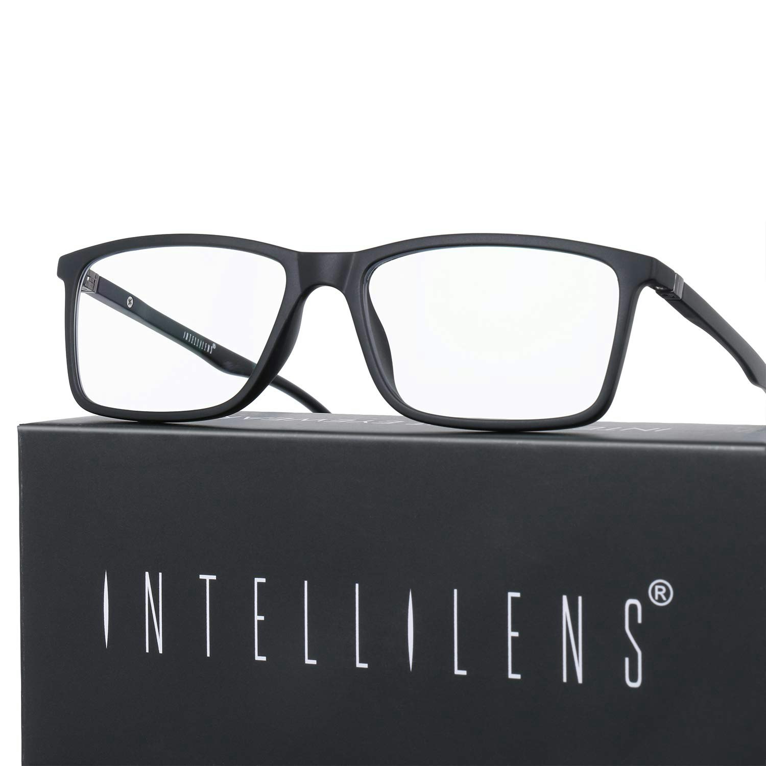 Square Blue Cut Computer Glasses for Eye gallery image
