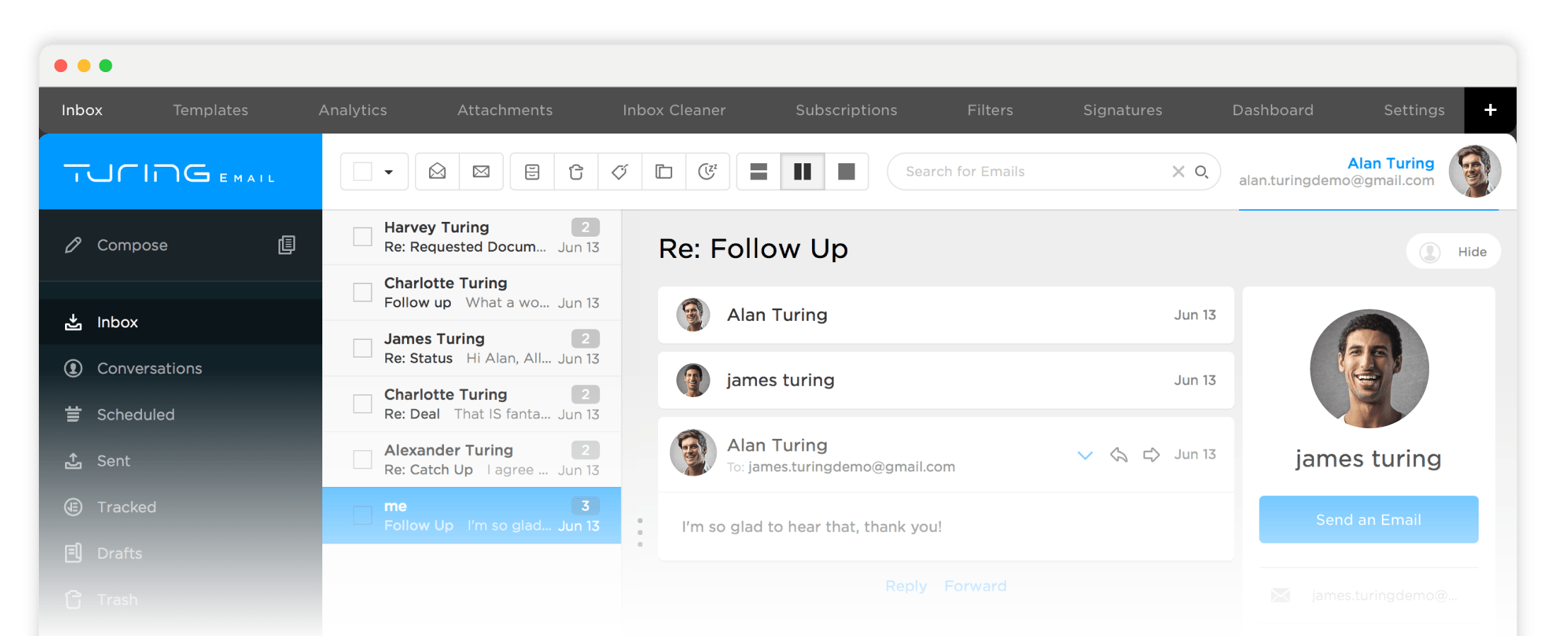Turing Email gallery image