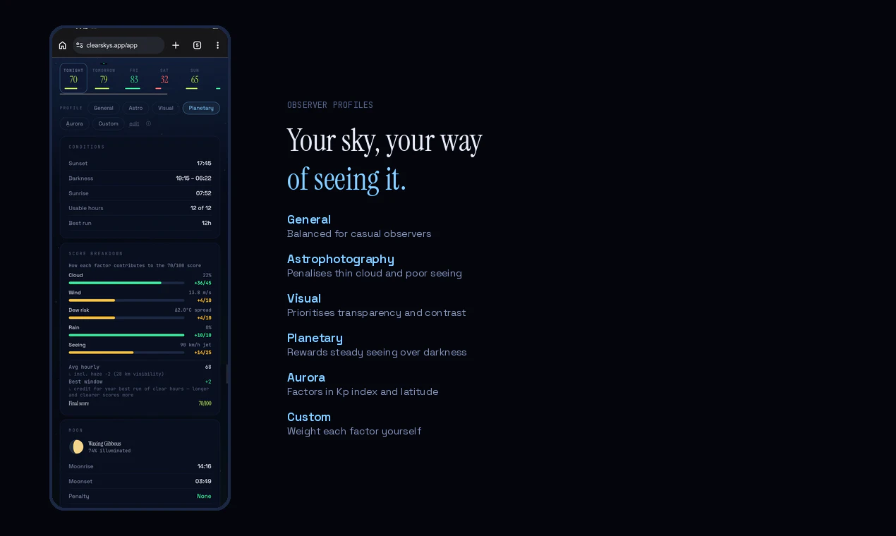 ClearSkys 截图 3