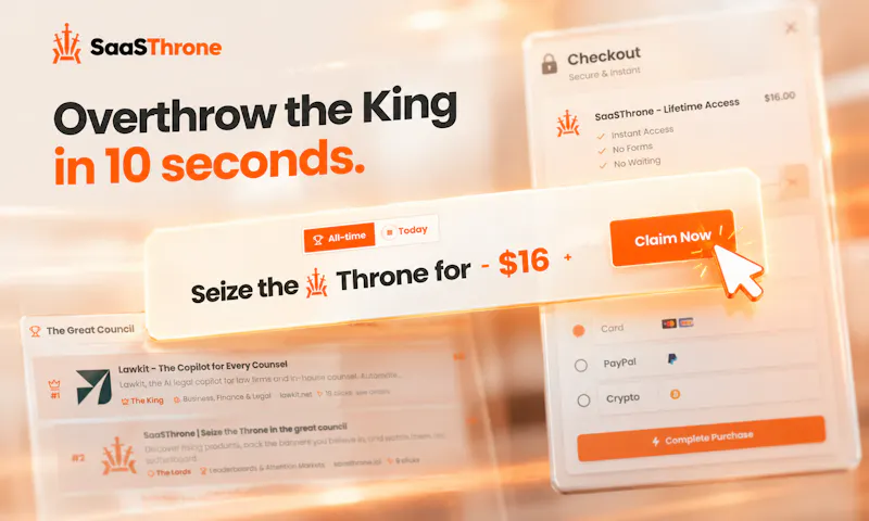 SaaSThrone screenshot 2