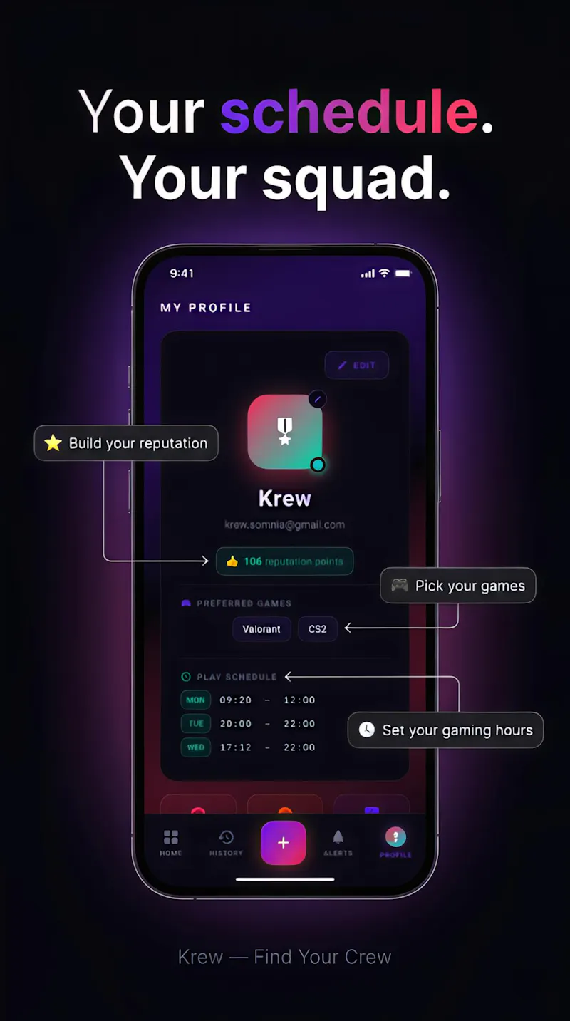 Krew - Find Gaming Squad  screenshot 9