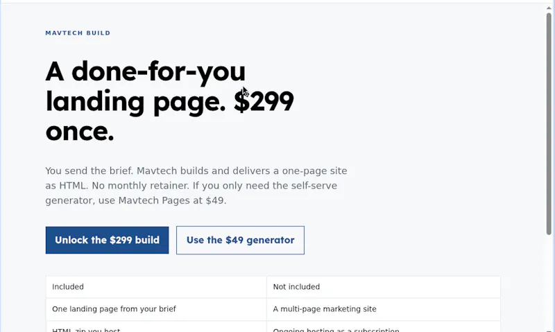 Mavtech Pages screenshot 2